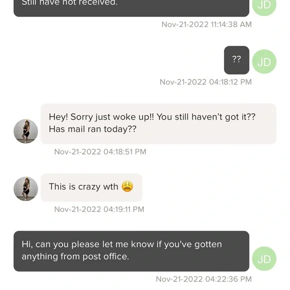 PLEASE BEWARE OF THE BELOW PERSON. I mailed in early Nov. have yet to receive. - Picture 5 of 10